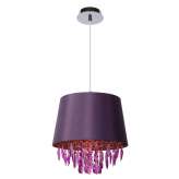 Oprawa wisząca Luc Dolti E27 D30 H33 cm Acryl | Purple 78368 | 30 | 39
