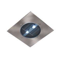 Luc Solar Square D12 2 x LED Satin chrome 14875 | 01 | 12