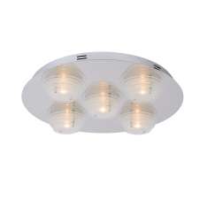 Plafon Luc Roba Round 5 xg9 | 28W D50 cm Chr | 36105 | 25 | 11