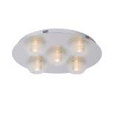 Plafon Luc Roba Round 5 xg9 | 28W D50 cm Chr | 36105 | 25 | 11