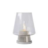 Oprawa stołowa Luc Glenn E14 D19 H25 cm Grey vintage Wood 71543 | 01 | 36