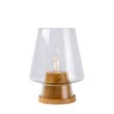 Oprawa stołowa Luc Glenn E14 D19 H25 cm Clear Wood 71543 | 01 | 72