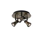 Lampa sufitowa Luc Bolo LED 3 x GU10 | 5 W (49000 | 05 | 30) Ant Brass 17992 | 14 | 03