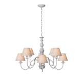 Oprawa wisząca Luc Campagne 8 xe14 abażur61009 | 16 | 38)Ant Whi 31333 | 08 | 21