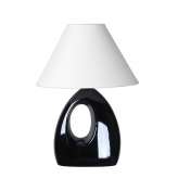 Oprawa stołowa Luc Hoal H. 28 cm E14 | 40W Pearl czarna 14558 | 81 | 30