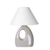 Oprawa stołowa Luc Hoal H. 28 cm E14 | 40W Pearl biała 14558 | 81 | 31