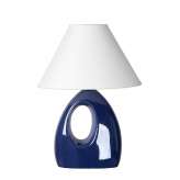 Oprawa stołowa Luc Hoal H. 28 cm E14 | 40W Pearl niebieska 14558 | 81 | 35