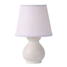 Oprawa stołowa Luc Mia Ceramic E14 L17 W17 H27 cm White 14561 | 81 | 31