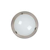 Plafon Luc iera 1 xe27 | 75W R30 cm Opal Glass Gun metal 07104 | 30 | 09