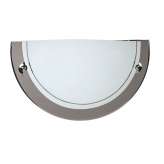 Kinkiet Luc 1 xe27 | 60W Opal Glass Gun metal 07204 | 01 | 09