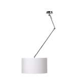 Lampa wisząca Luc Eleni E27 D45 H94 cm Shade White | Satin Chro 31459 | 45 | 31