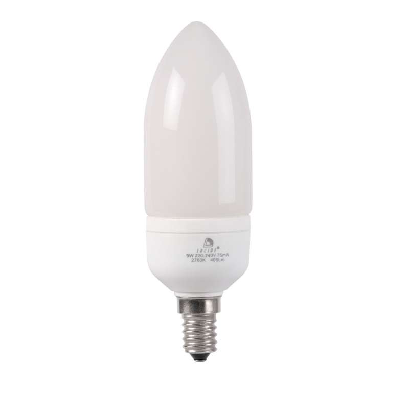 LUC Energy saving Bulb Blister Candle Dimmable E14/9W 50515/09/31 Lucide