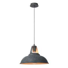 Lampa wisząca Luc Markit E27 D35 H22 cm Zinc 30396 | 35 | 36