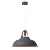 Lampa wisząca Luc Markit E27 D45 H28,5 cm Zinc 30396 | 45 | 36