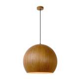 Lampa wisząca Luc Bolstar E27 D40 H38 cm natural Wood 30496 | 40 | 72