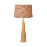 Lampa stołowa Luc Conos E27 H63 D35 cm Wood | Shade Brown 30594 | 81 | 72