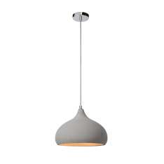 Lampa wisząca Luc Solo E14 D28 cm Concrete 34403 | 28 | 41