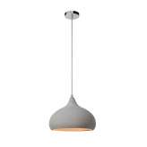 Lampa wisząca Luc Solo E14 D28 cm Concrete 34403 | 28 | 41