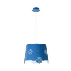 Lampa wisząca Luc Deborah E27 D30 H24 cm Blue 77371 | 01 | 68