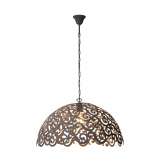 Lampa wisząca Luc Germine E27 D60 H30 cm Grey 78371 | 60 | 50