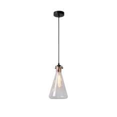 Lampa wisząca Luc Vitri E27 D17 H30 cm Clear Glass 08413 | 01 | 60