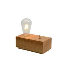 Lampa stołowa Luc Edison E27 | 4 W L20 B10 H19 cm Wood 08516 | 04 | 72