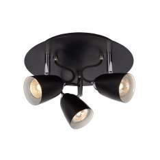 Lampa sufitowa Luc Ride 3 x GU10 | 35Wincl Black 26956 | 13 | 30