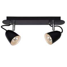 Lampa sufitowa Luc Ride 2 x GU10 | 35Wincl 2700K Black 26956 | 22 | 30