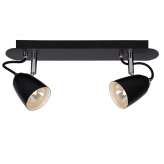Lampa sufitowa Luc Ride 2 x GU10 | 35Wincl 2700K Black 26956 | 22 | 30