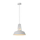 Lampa wisząca Luc Jodi E27 D35 H32 cm White 30399 | 35 | 31
