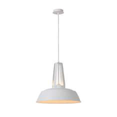 Lampa wisząca Luc Jodi E27 D45 H40 cm White 30399 | 45 | 31