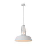 Lampa wisząca Luc Jodi E27 D45 H40 cm White 30399 | 45 | 31