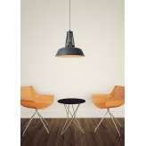 Lampa wisząca Luc Jodi E27 D45 H40 cm Grey 30399 | 45 | 36