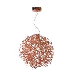 Lampa wisząca Luc Galileo 8 xg4 | 20W D50 cm Red Coppe 31476 | 50 | 17