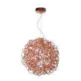 Lampa wisząca Luc Galileo 8 xg4 | 20W D50 cm Red Coppe 31476 | 50 | 17