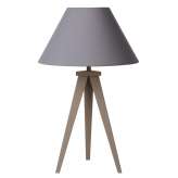 Lampa stołowa Luc Jolli E27 D32 H63 cm Taupe | Sha 42502 | 81 | 41