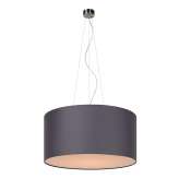 Lampa wisząca Luc Coral Cotton E27 D60 | H30 Grey 61452 | 60 | 36