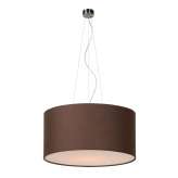 Lampa wisząca Luc Coral Cotton E27 D60 | H30 Brown 61452 | 60 | 43