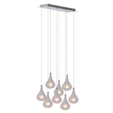 Lampa wisząca Luc Tears 8 xg4 Satin Glass | Satin Chr 70434 | 28 | 67