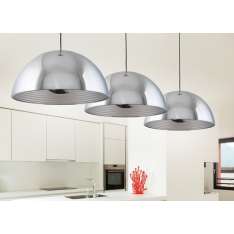 Lampa wisząca Dome mała Sq - 3650Mp | Chr 1 xe27 60W