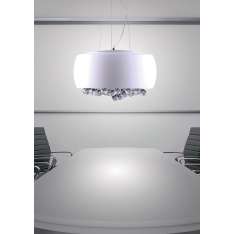 Lampa wisząca Moonlight White duża P0237 - 06L 6 xg9 40W