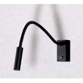 Kinkiet Rider Black W0046 1 x LED 3 W