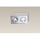 Plafon Basic Square II C0090 1 x GU10 aluminium