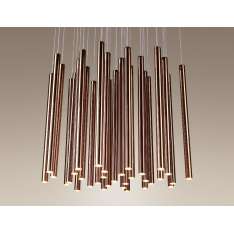 Lampa wisząca Organic Copper P0174 33 x LED miedź