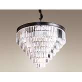 Lampa wisząca San Francisco P0168 6 xe14 czarny oraz złoty