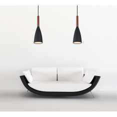 Lampa wisząca Soft P0146 1 xe27 czarny