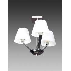 Lampa wisząca Orlando 3 biała chrom 5103 | 3A Wh | Cr 3 xe27 40W