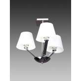 Lampa wisząca Orlando 3 biała chrom 5103 | 3A Wh | Cr 3 xe27 40W