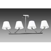 Lampa wisząca Orlando 4 biała chrom 5103 | 4A Wh | Cr 4 xe27 40W