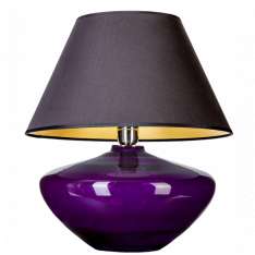 Lampa stołowa Madrid Violet L008711214 s abażurowa